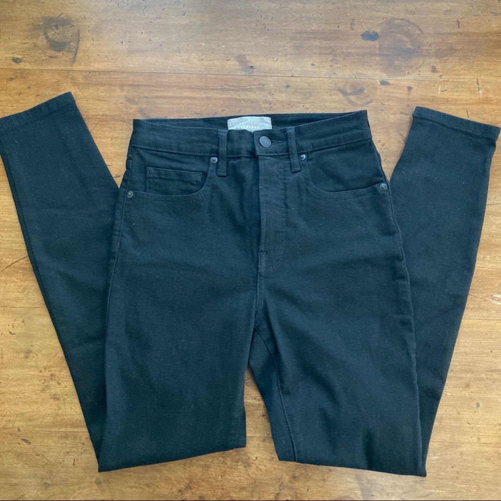 EVERLANE Authentic Stretch High Rise Skinny - 27 - Black - discontinued